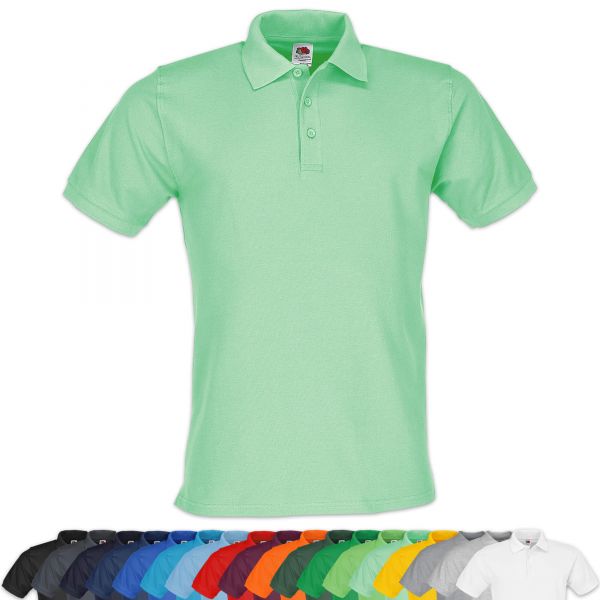 Fruit of the Loom® Premium Polo | Poloshirt neomint