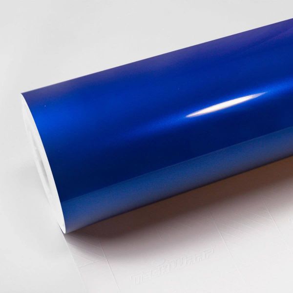 TeckWrap Gloss Aluminium Glanz Car Wrapping Autofolie GAL19-HD Royal Blue