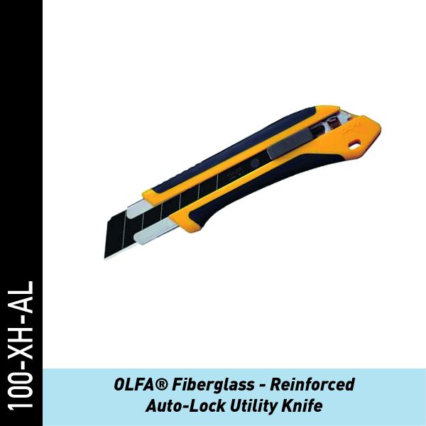 OLFA Design XHD Universalmesser mit Ratschenverriegelung und Auto-Lock | Folienmesser