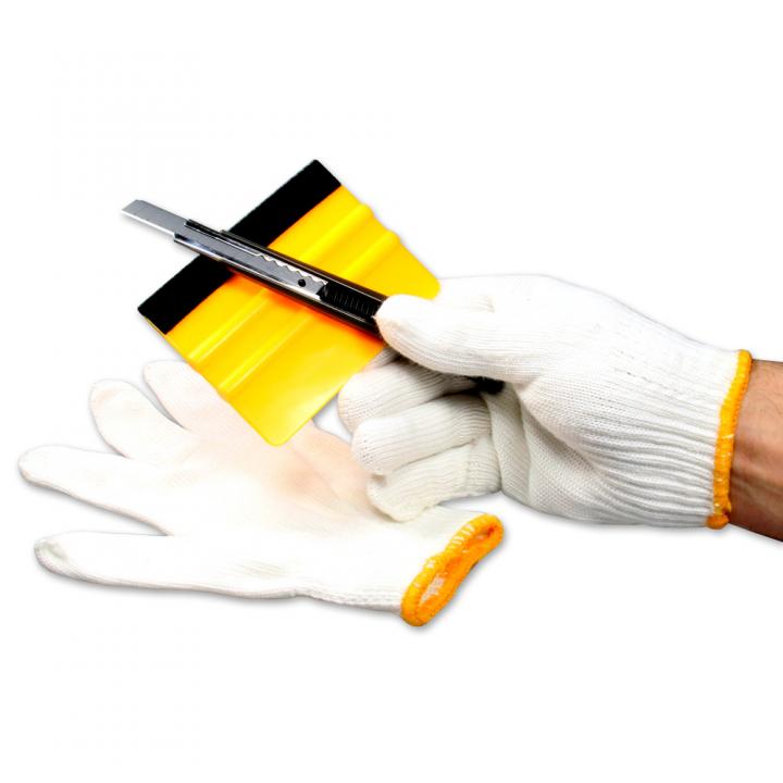 Folier-Set Professional (Handschuhe, Rakel, Cutter, Magnet) online  bestellen