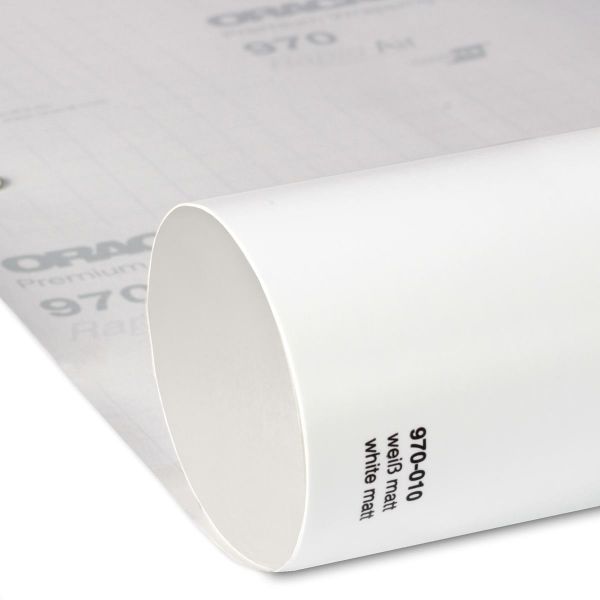 Oracal® 970RA+ ProSlide Premium Wrapping Cast Autofolie repositionierbar 010 Weiß Matt - ProSlide
