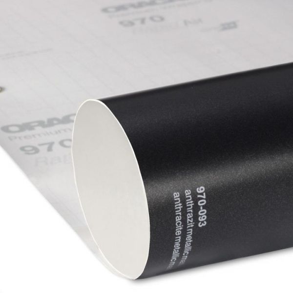 Oracal® 970RA Matt 093 Anthrazit Metallic Rolle