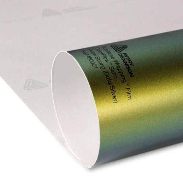 Avery Dennison® Supreme Wrapping Film ColorFlow Fresh Spring Gold/Silver Satin