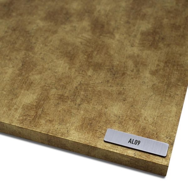 Cover Styl'® Möbelfolie Metalloptik Dekorfolie Metallic Folie mit 3D Struktur AL09 – Gold Antique