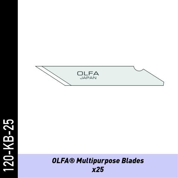 OLFA Ersatzklingen für OLFA Präzisionsmesser -25 Stck. | Folienmesser-Klingen