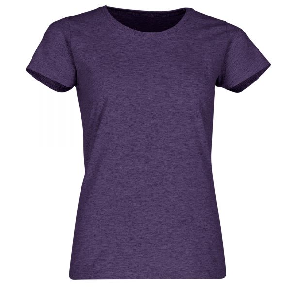 Fruit of the Loom® Valueweight T Lady-Fit T | T-Shirt violett meliert