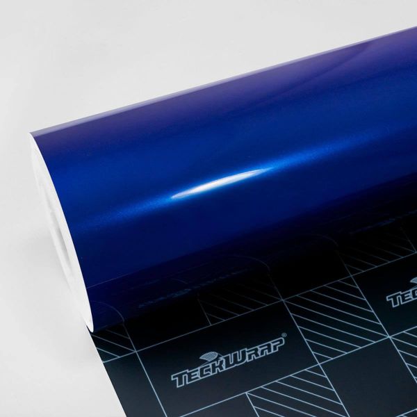 TeckWrap Gloss Metallic HD Car Wrapping Autofolie RB02-HD Deep Blue Glanz