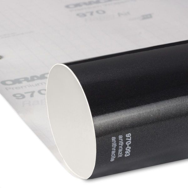 Oracal® 970RA+ ProSlide Premium Wrapping Cast Autofolie repositionierbar 093 Anthrazit Metallic Matt - ProSlide