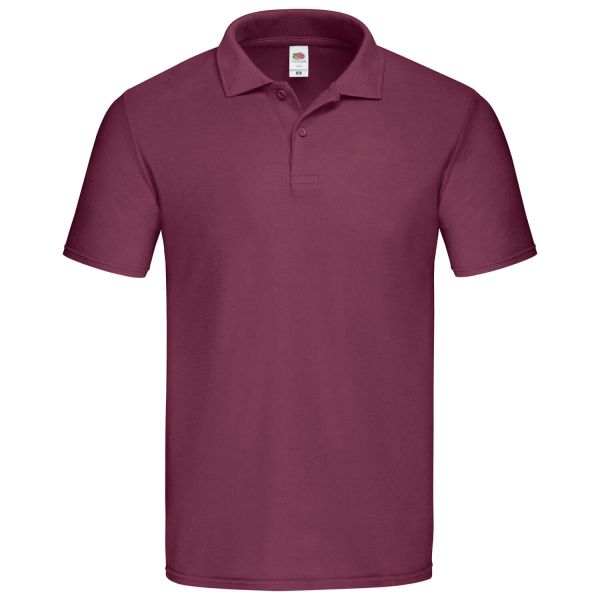 Fruit of the Loom® Original Polo Poloshirt Herren 630500 burgund