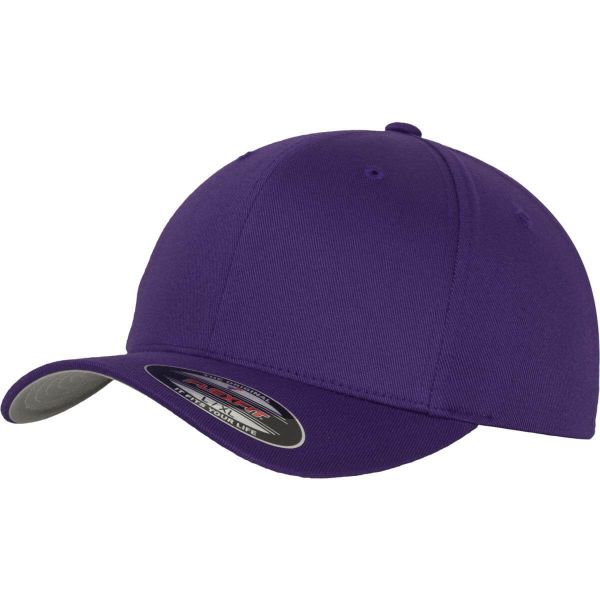 Flexfit® Baseball Cap Wooly Combed Kappe Basecap Lila / Purple