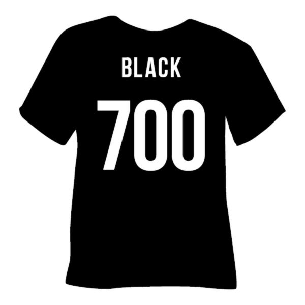 Poli-Tape Flockfolie Tubitherm Farbe 700 Schwarz Black