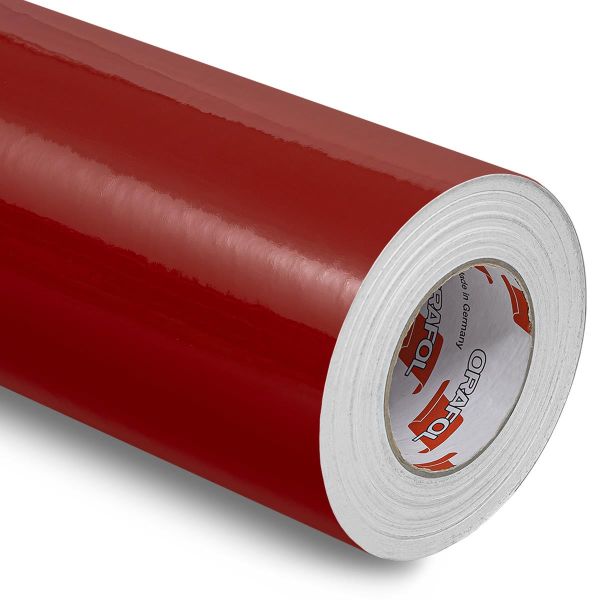 Oracal 951c Premium Cast Plotterfolie Vinylfolie Klebefolie selbstklebend 305 Geranienrot Glanz