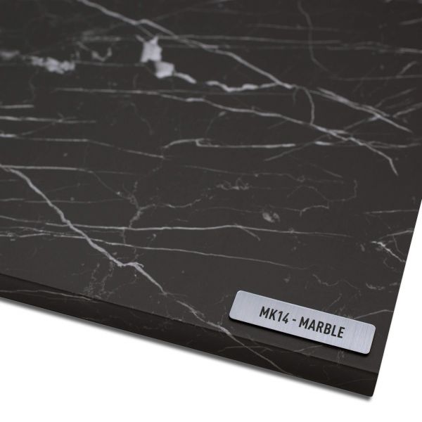 Cover Styl'® Möbelfolie Marmoroptik Marmor Klebefolie Marmorfolie MK14 Mat ash black marble