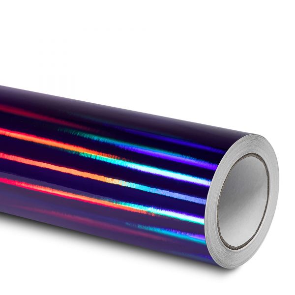 Rapid Teck® Oil Slick Autofolie Hologramm Rainbow Violett