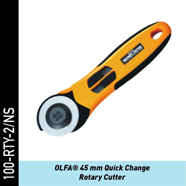 OLFA Schnellwechselbares Rotationsmesser - 45 mm | Folienmesser