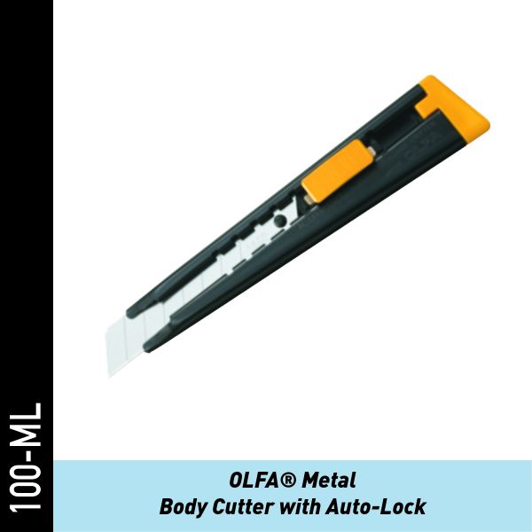 OLFA ML Mehrzweckmesser mit Metallgriff - 18mm | Folienmesser