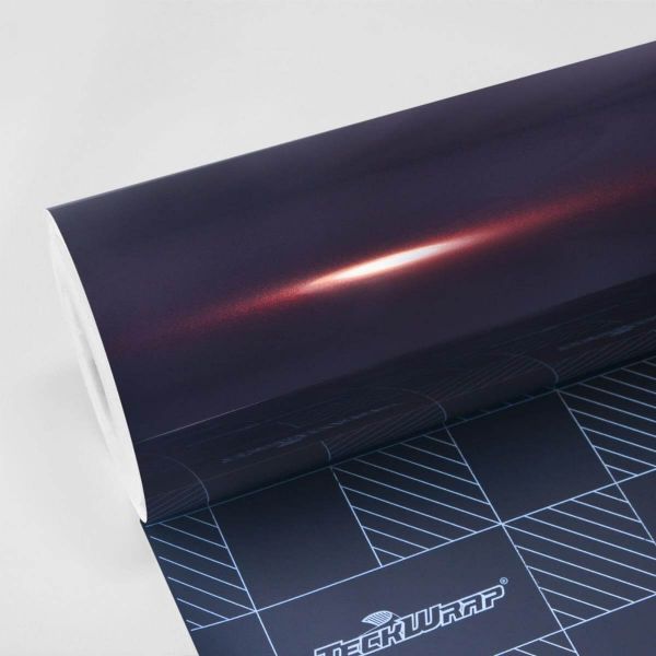 TeckWrap Gloss Metallic HD Car Wrapping Autofolie HM10-HD Burgundy Black Glanz