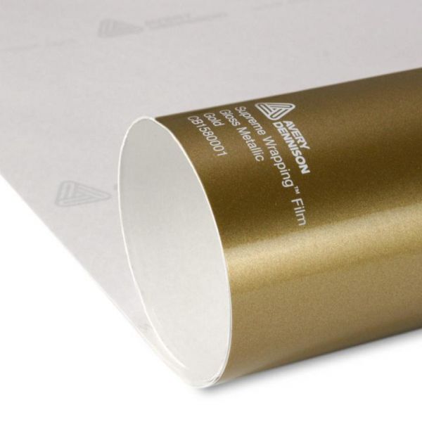 Avery Dennison® Supreme Car Wrapping Film Gloss Gold Metallic