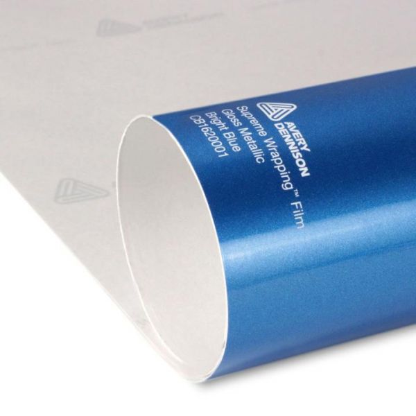 Avery Dennison® Supreme Car Wrapping Film Gloss Bright Blue Metallic