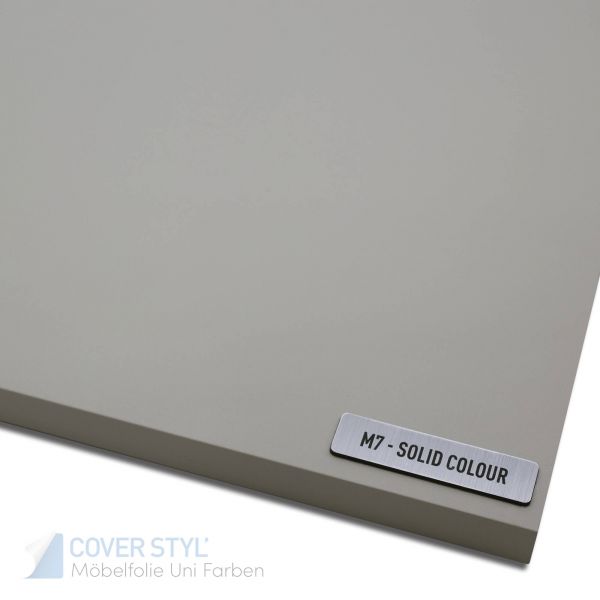 Cover Styl'® Möbelfolie Uni einfarbige Dekorfolie M7 Brio Cream Velvet