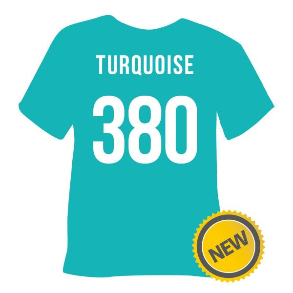 Poli-Tape Flockfolie Tubitherm Farbe 380 Türkis Turquoise