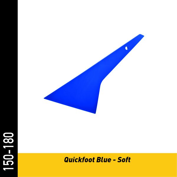 QuickFoot Rakel - blau, weich und flexibel
