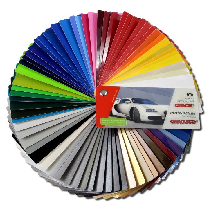 Autofolien Farbfächer Car Wrapping Musterbücher ➜ jetzt ansehen