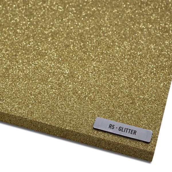 Cover Styl'® Möbelfolie Dekorfolie Selbstklebende Glitzeroptik R5 Classic Gold