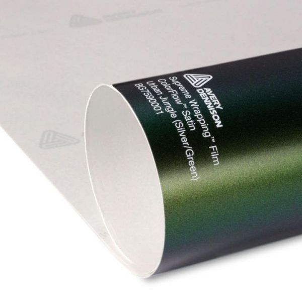 Avery Dennison® Supreme Wrapping Film ColorFlow Satin Urban Jungle Silver/Green 