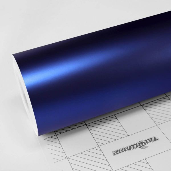 TeckWrap SMT07 Rasant Blue Satin Metallic Autofolie 