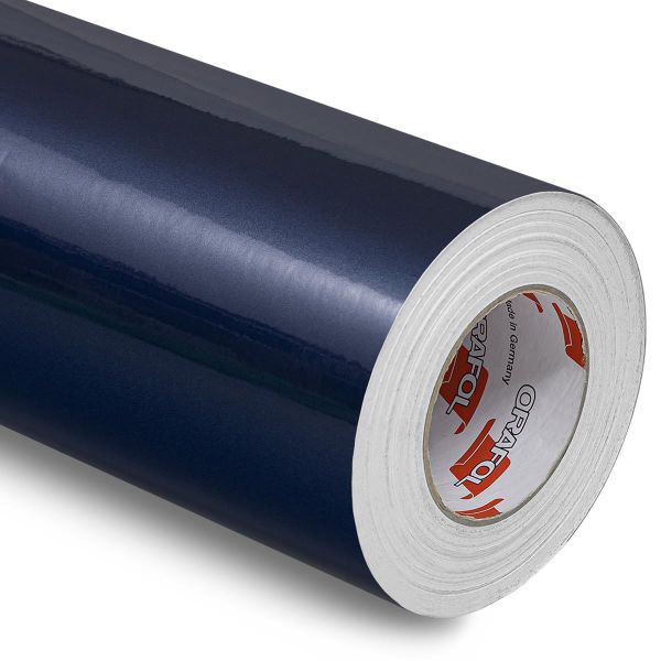 Oracal 951c Premium Cast Plotterfolie Vinylfolie Klebefolie selbstklebend 193 Navy Metallic Glanz