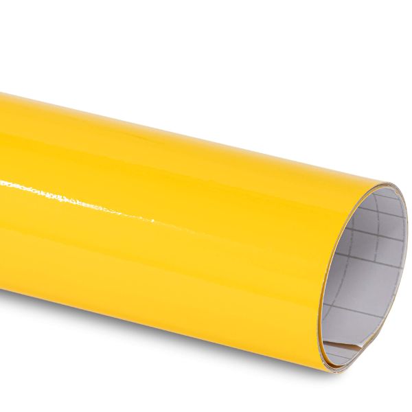 Rapid Teck Premium Glanz Car Wrapping Autofolie Glanz Gelb