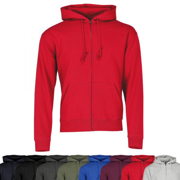 Fruit of the Loom® Premium Hooded Sweat Jacket Trainingsjacke Sportjacke mit Kapuze 62034040 Rot