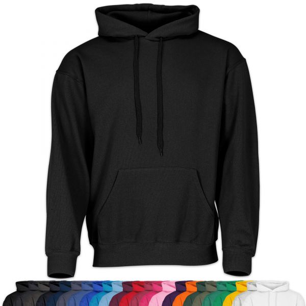 Fruit of the Loom® Classic Hooded Sweat | Sweatshirt Schwarz