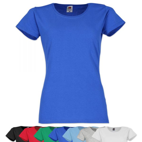 Fruit of the Loom® Original T Lady-Fit | T-Shirt royal