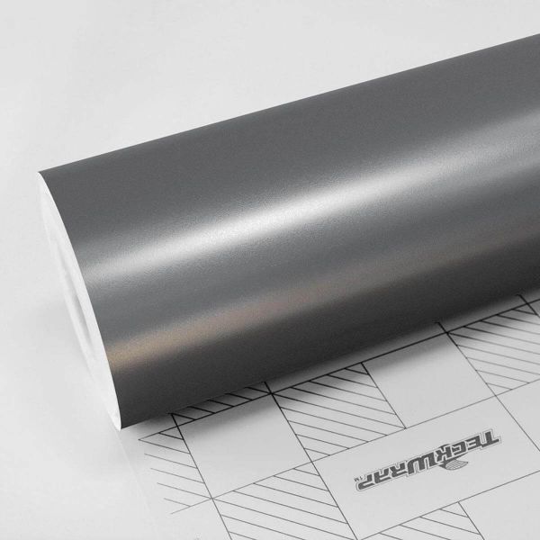 TeckWrap Matt Chrom Car Wrapping Autofolie Satin Chrom Folie VCH410-S Gunmetal Grey
