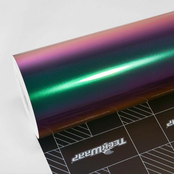 TeckWrap ColorShift Gloss HD Car Wrapping Autofolie Folie RD15-HD Green Galaxy Glanz
