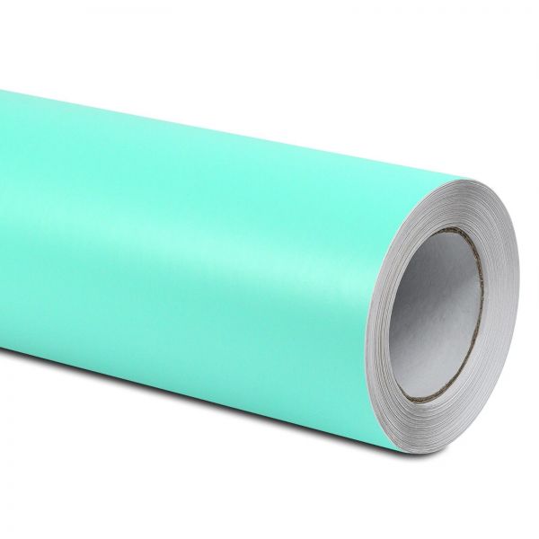 Folindo selbstklebende 3D Luftkanal Autofolie Mint Matt
