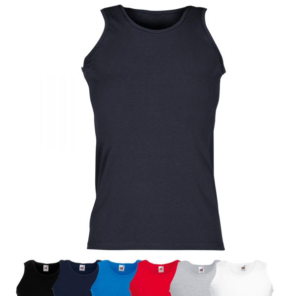 Fruit of the Loom® Valueweight Athletic Vest Muskelshirt deep navy