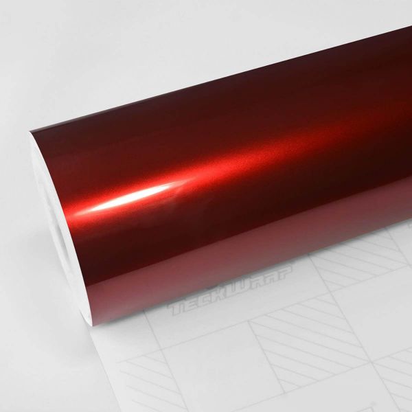 TeckWrap Gloss Aluminium Glanz Car Wrapping Autofolie GAL26-HD Supreme Red
