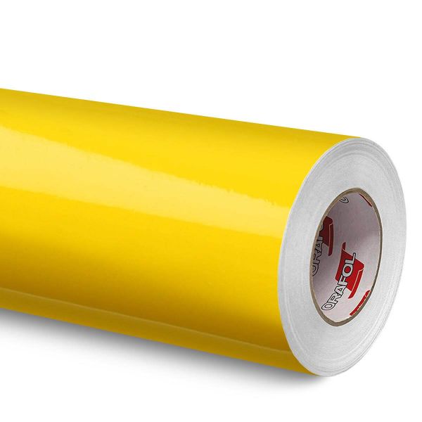 Oracal® 651 Intermediate Cal Plotterfolie Vinylfolie selbstklebend 019 Signalgelb