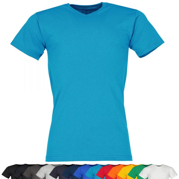Fruit of the Loom® Valueweight V-Neck T | T-Shirt azurblau