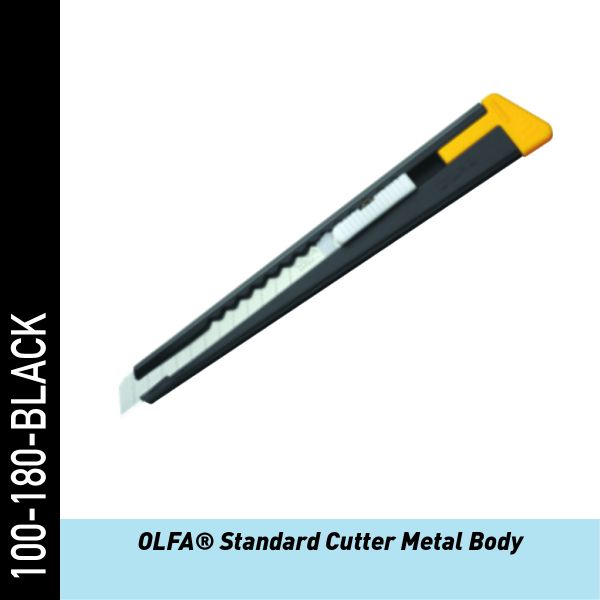 OLFA Cutter Standard, schwarz | Folienmesser