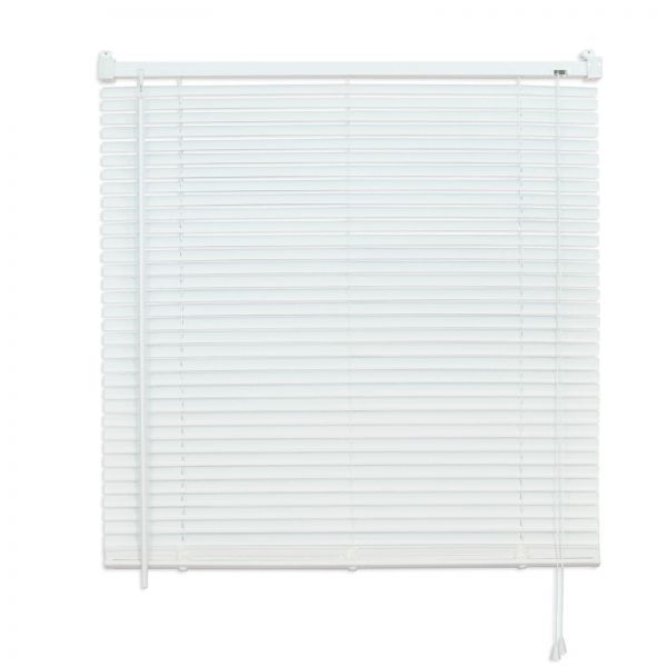 SunCollection PVC Fenster Jalousie Kunststoff Lamellen Rollo für Wand- und Deckenmontage Weiß