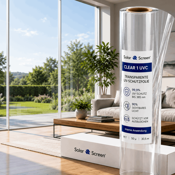 Solar Screen® UV-Schutzfolie Clear 1 UVC nach Maß