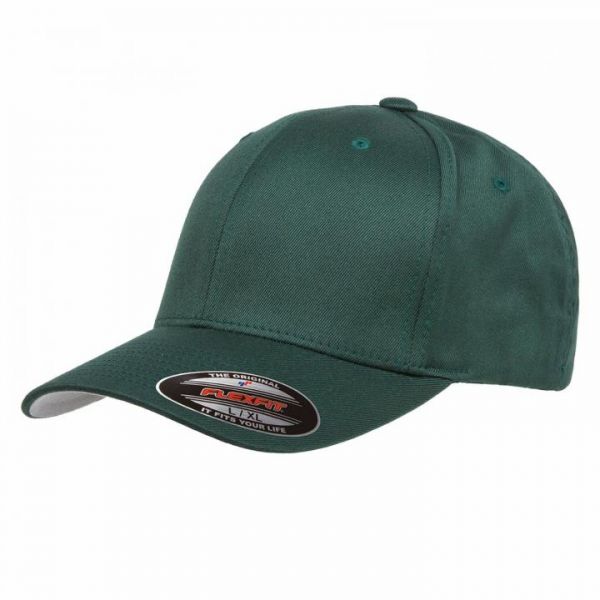 Flexfit® Baseball Cap Wooly Combed Kappe Basecap Spruce