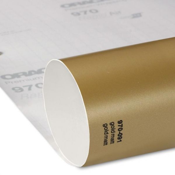 Oracal® 970RA Matt 091 Gold Rolle