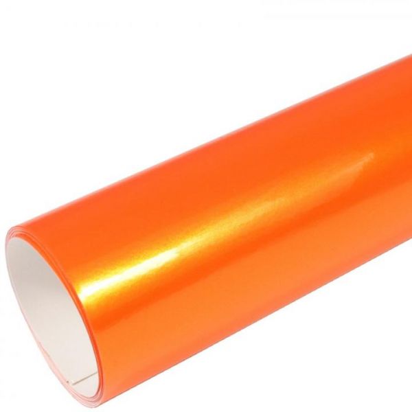 Rapid Teck® Premium Gloss Orange Sparkling Autofolie