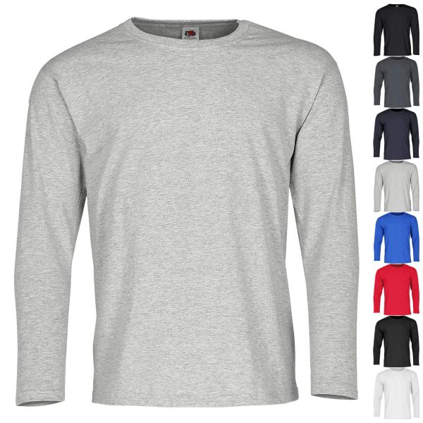 Fruit of the Loom® Valueweight Long Sleeve T grau