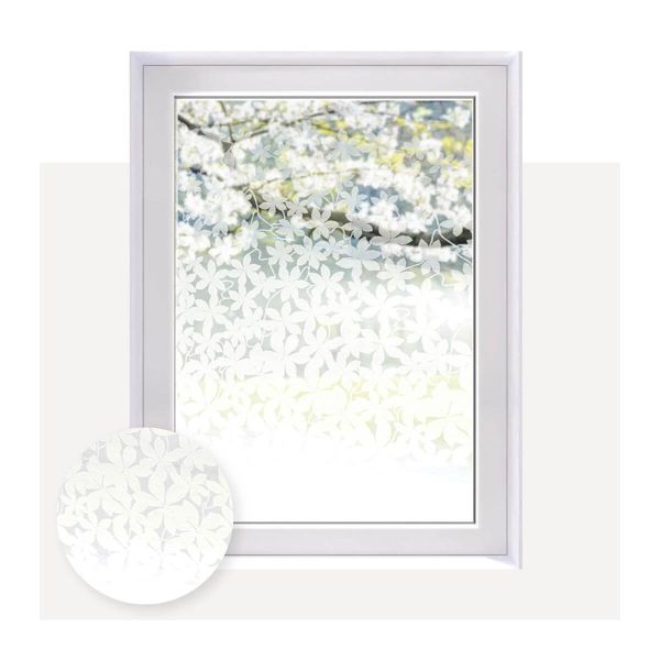 Solar Screen® Fensterfolie Floris mit floralem Blumen Muster